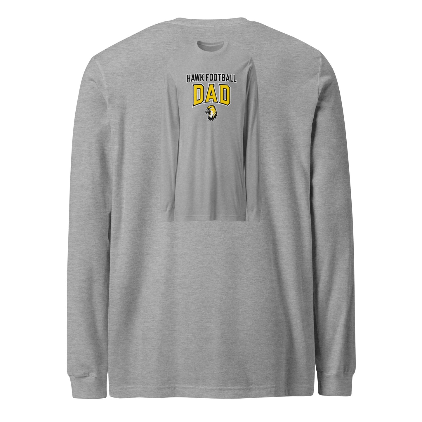 Performance | Long Sleeve Tee | Cardinal Ohara Hawks | Football Dad Logo