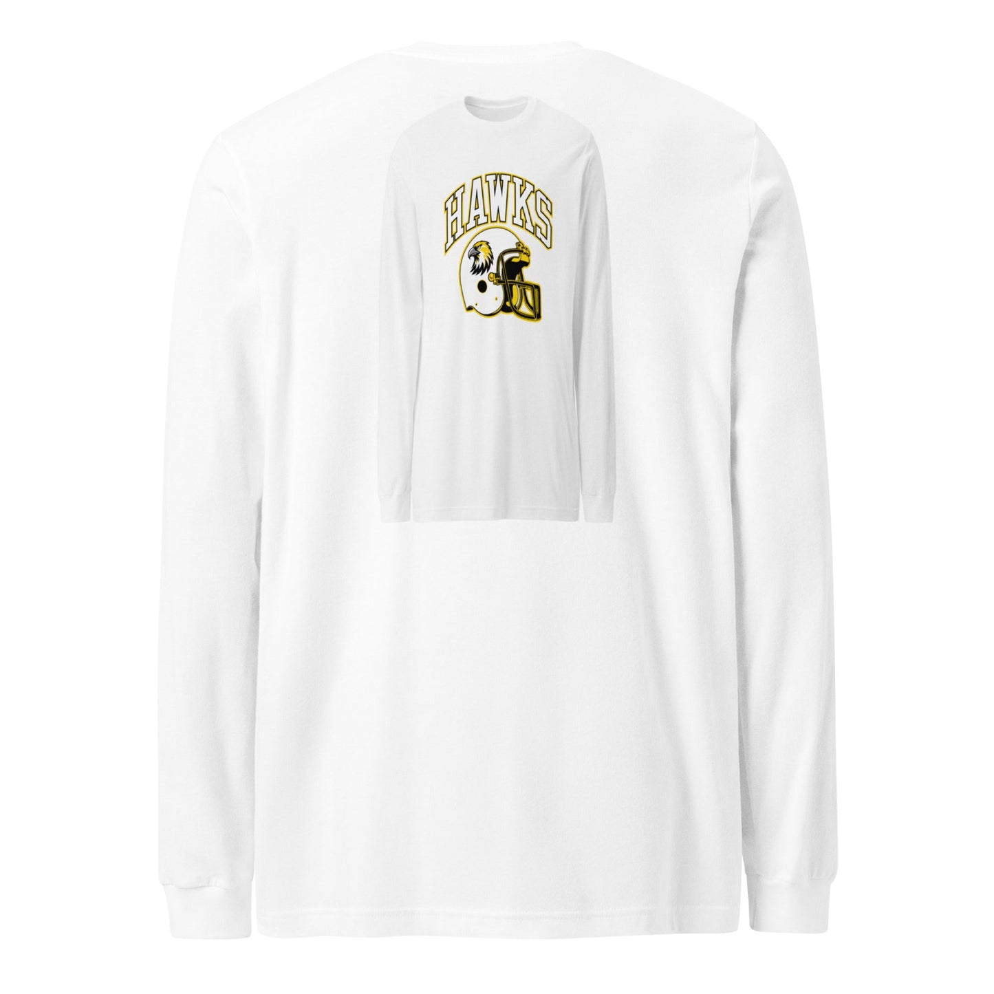Performance | Long Sleeve Tee | Cardinal Ohara Hawks | Football Helmet Logo