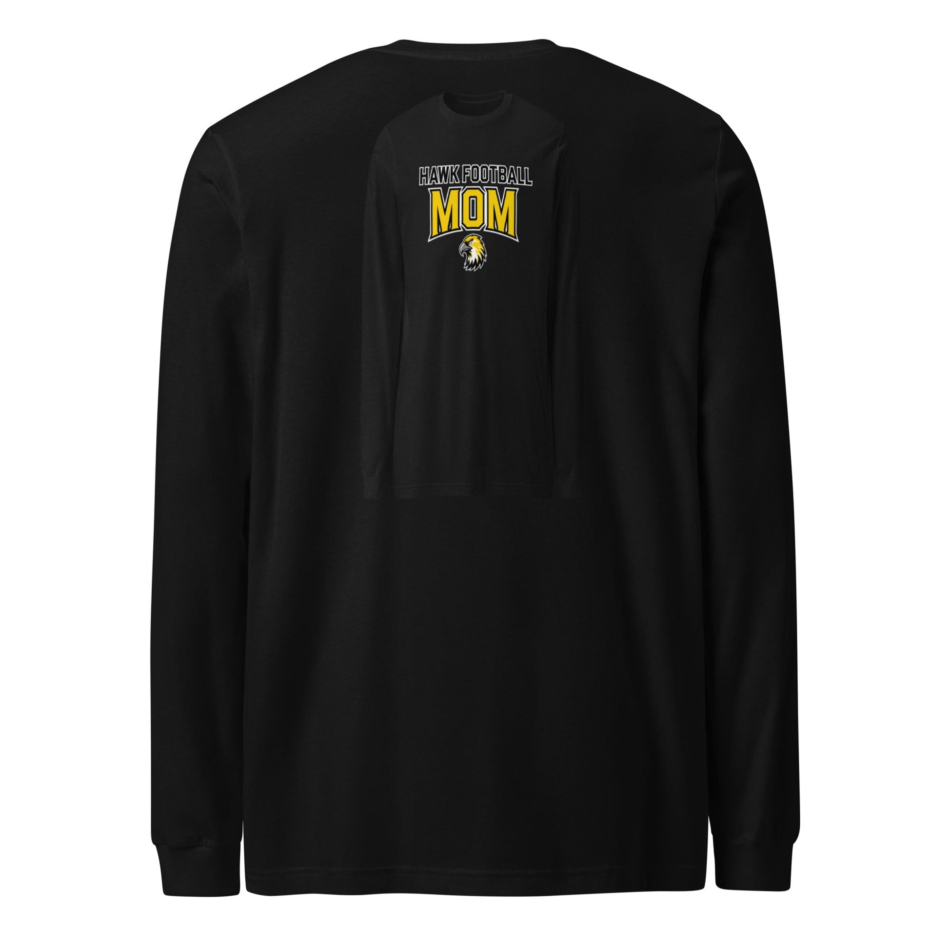 Performance | Long Sleeve Tee | Cardinal Ohara Hawks | Football Mom Logo