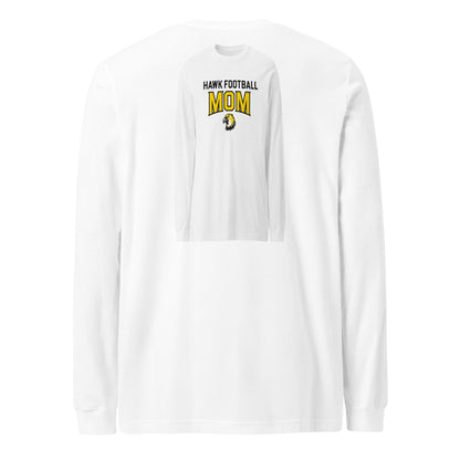 Performance | Long Sleeve Tee | Cardinal Ohara Hawks | Football Mom Logo