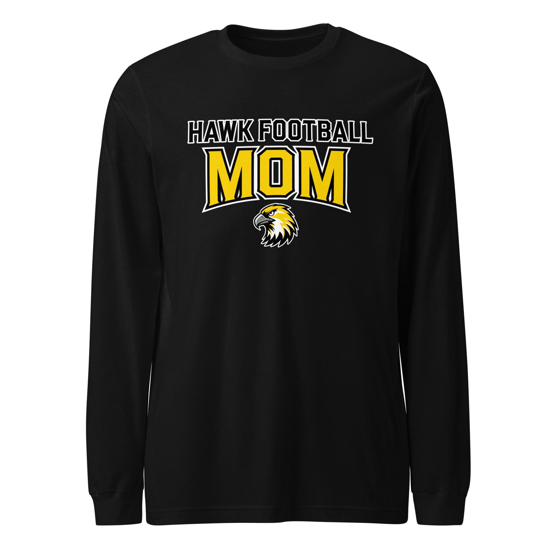 Performance | Long Sleeve Tee | Cardinal Ohara Hawks | Football Mom Logo