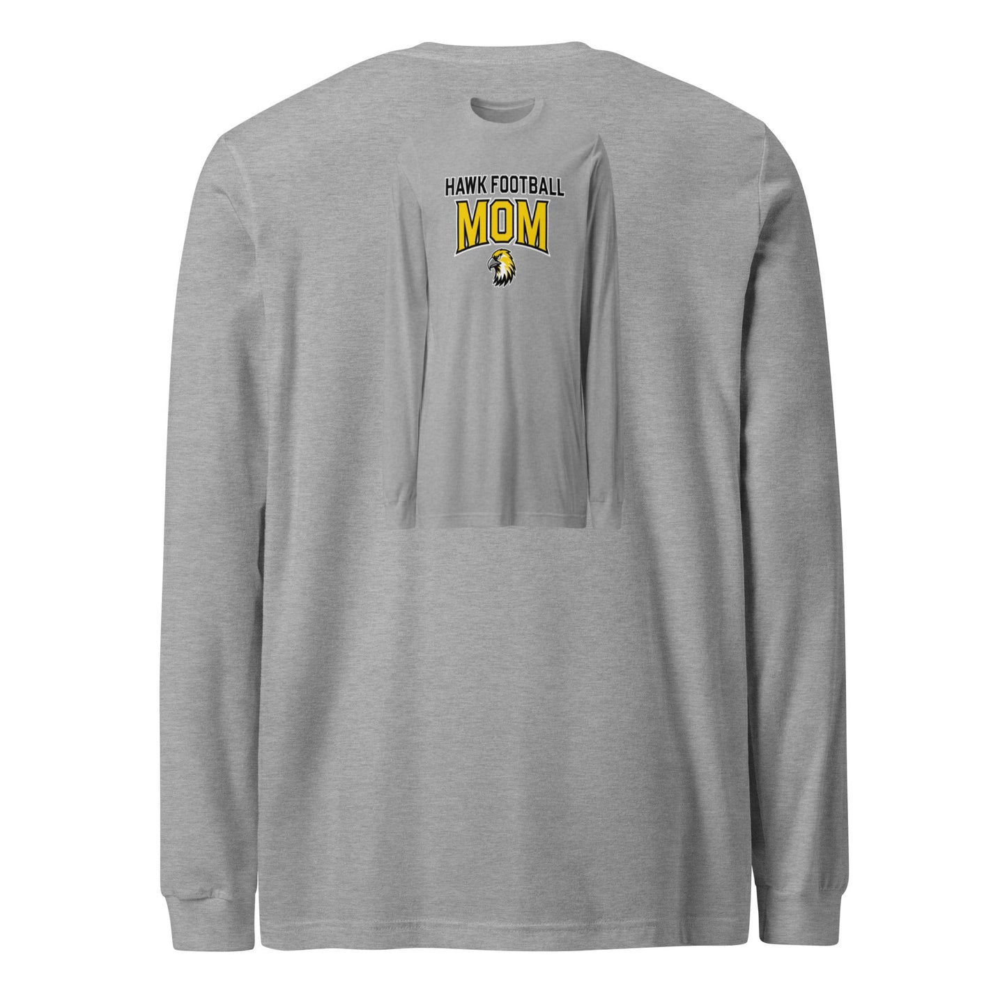 Performance | Long Sleeve Tee | Cardinal Ohara Hawks | Football Mom Logo