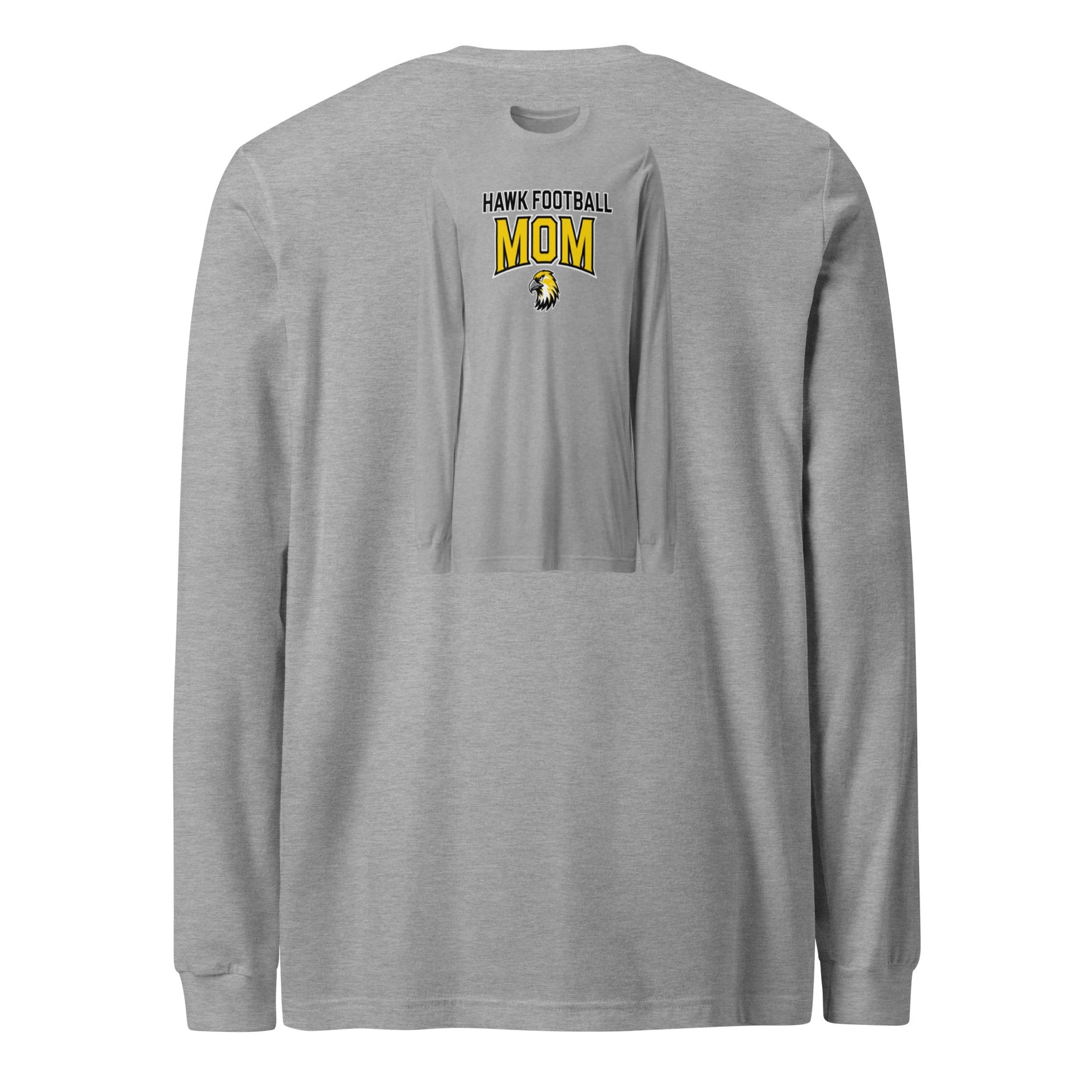 Performance | Long Sleeve Tee | Cardinal Ohara Hawks | Football Mom Logo