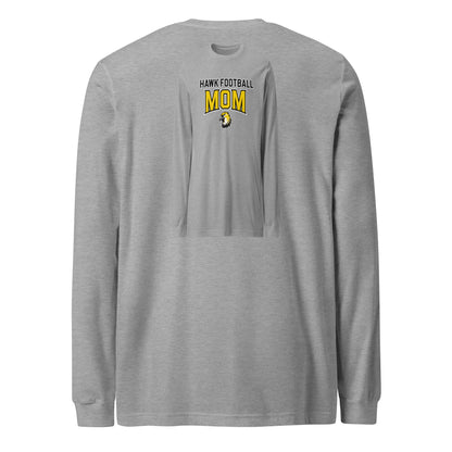 Performance | Long Sleeve Tee | Cardinal Ohara Hawks | Football Mom Logo