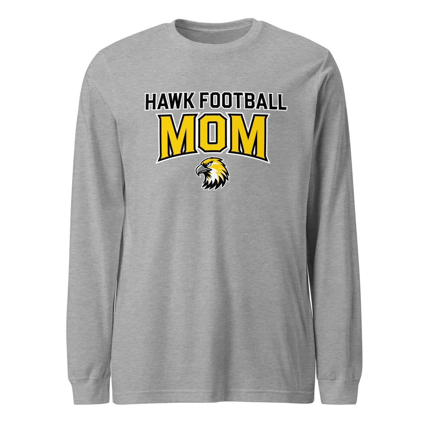 Performance | Long Sleeve Tee | Cardinal Ohara Hawks | Football Mom Logo