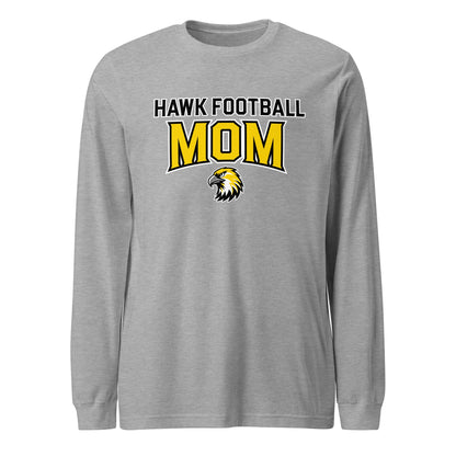 Performance | Long Sleeve Tee | Cardinal Ohara Hawks | Football Mom Logo