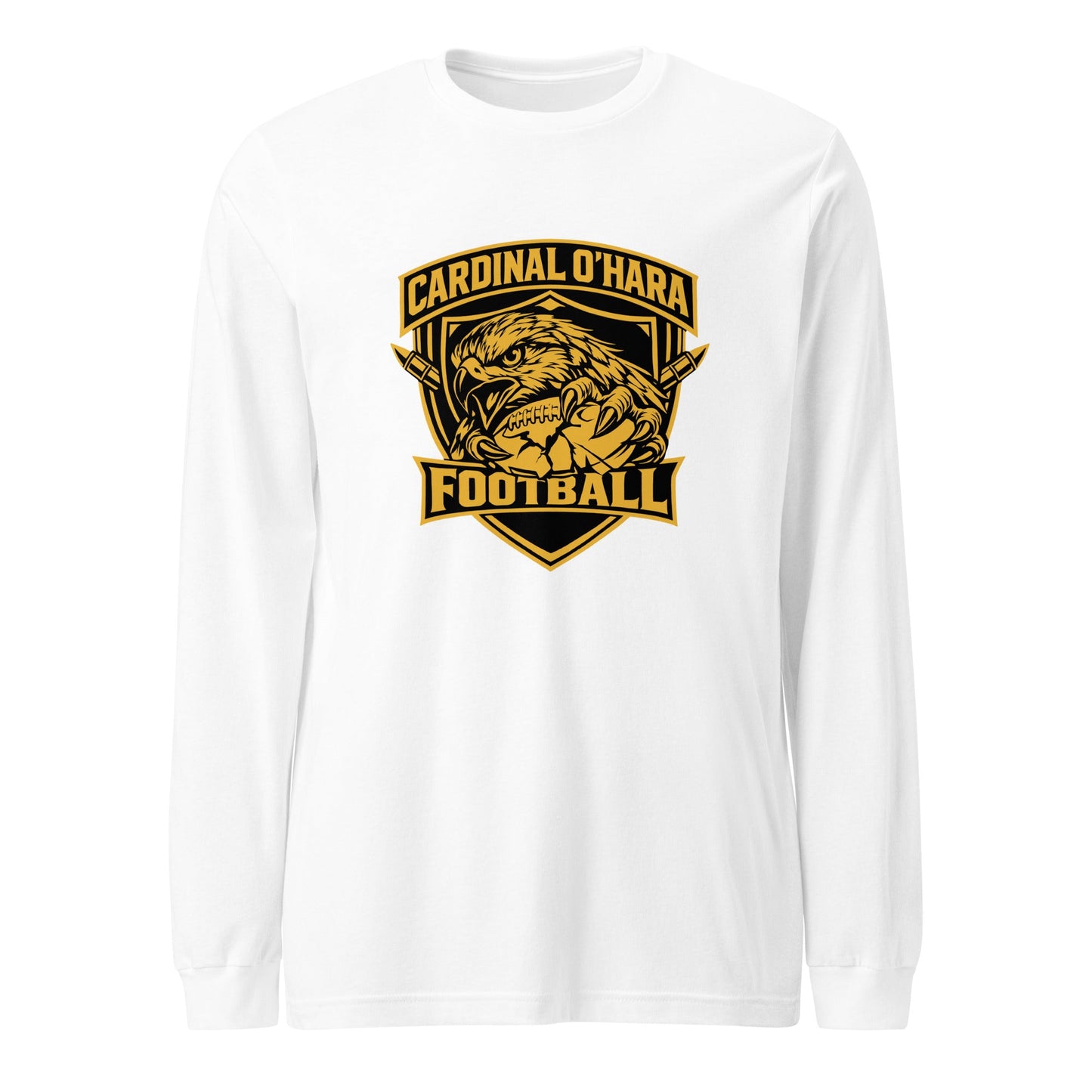 Performance | Long Sleeve Tee | Cardinal Ohara Hawks | Shield Logo