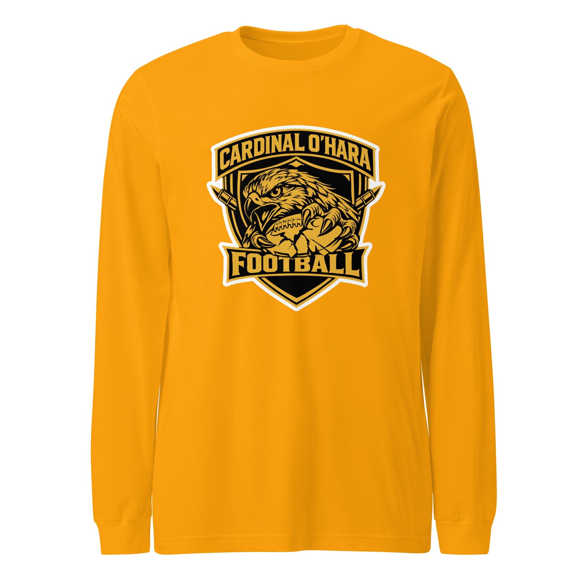 Performance | Long Sleeve Tee | Cardinal Ohara Hawks | Shield Logo