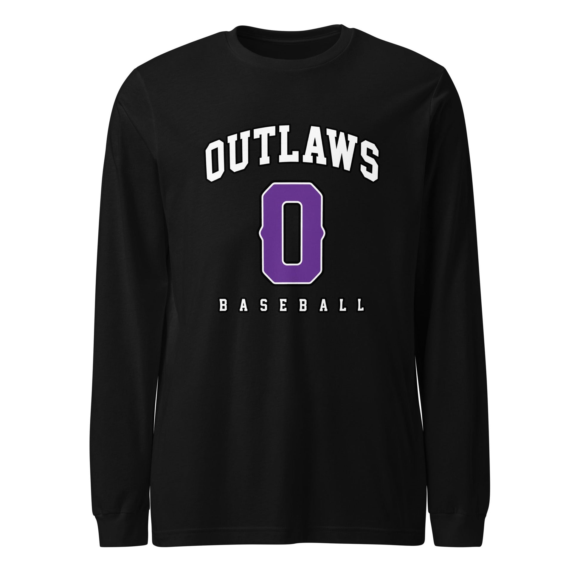 Performance | Long Sleeve Tee | Carolina Outlaws Baseball | Atheltics Logo