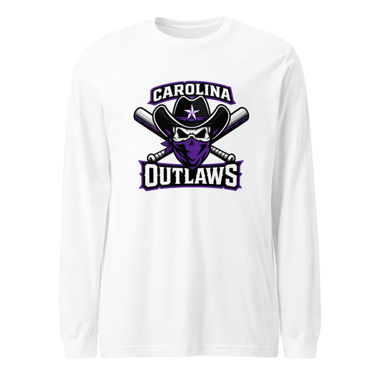 Performance | Long Sleeve Tee | Carolina Outlaws Baseball | Crest Logo