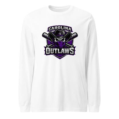 Performance | Long Sleeve Tee | Carolina Outlaws Baseball | Shield Logo