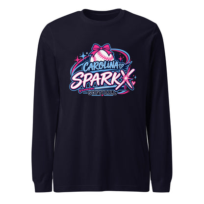 Performance | Long Sleeve Tee | Carolina Sparkx | Crest Logo