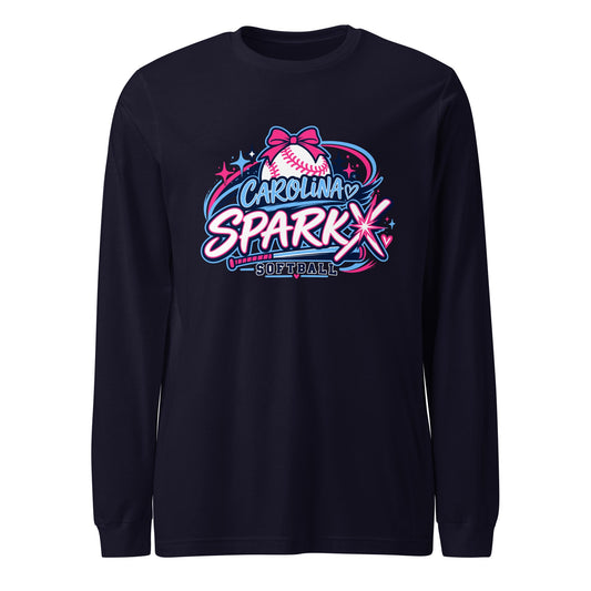 Performance | Long Sleeve Tee | Carolina Sparkx | Crest Logo