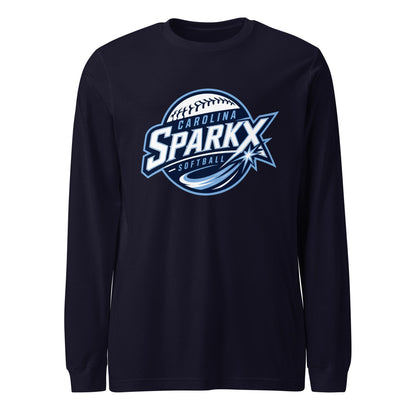 Performance | Long Sleeve Tee | Carolina Sparkx | Vanguard Logo