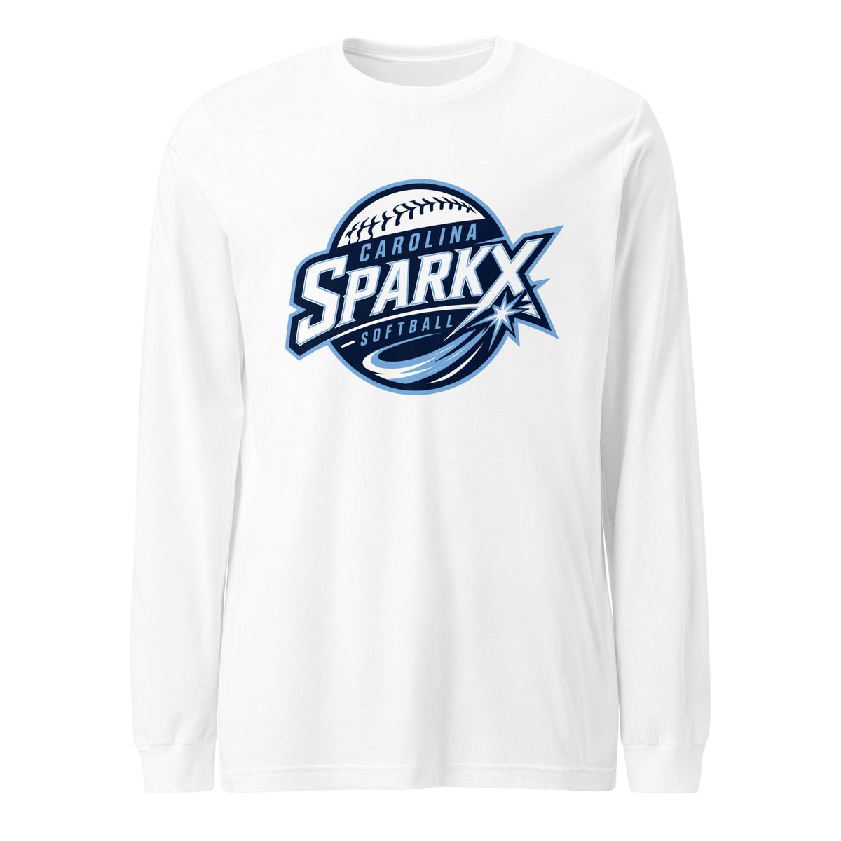 Performance | Long Sleeve Tee | Carolina Sparkx | Vanguard Logo