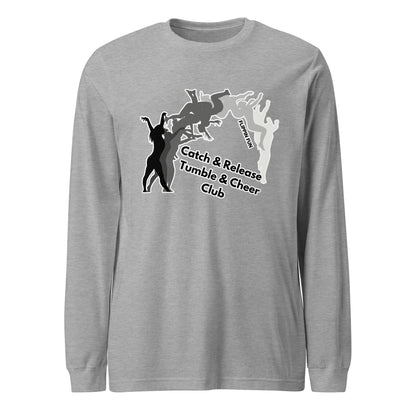 Performance | Long Sleeve Tee | Catch & Release Tumble & Cheer Club | Tumble Logo