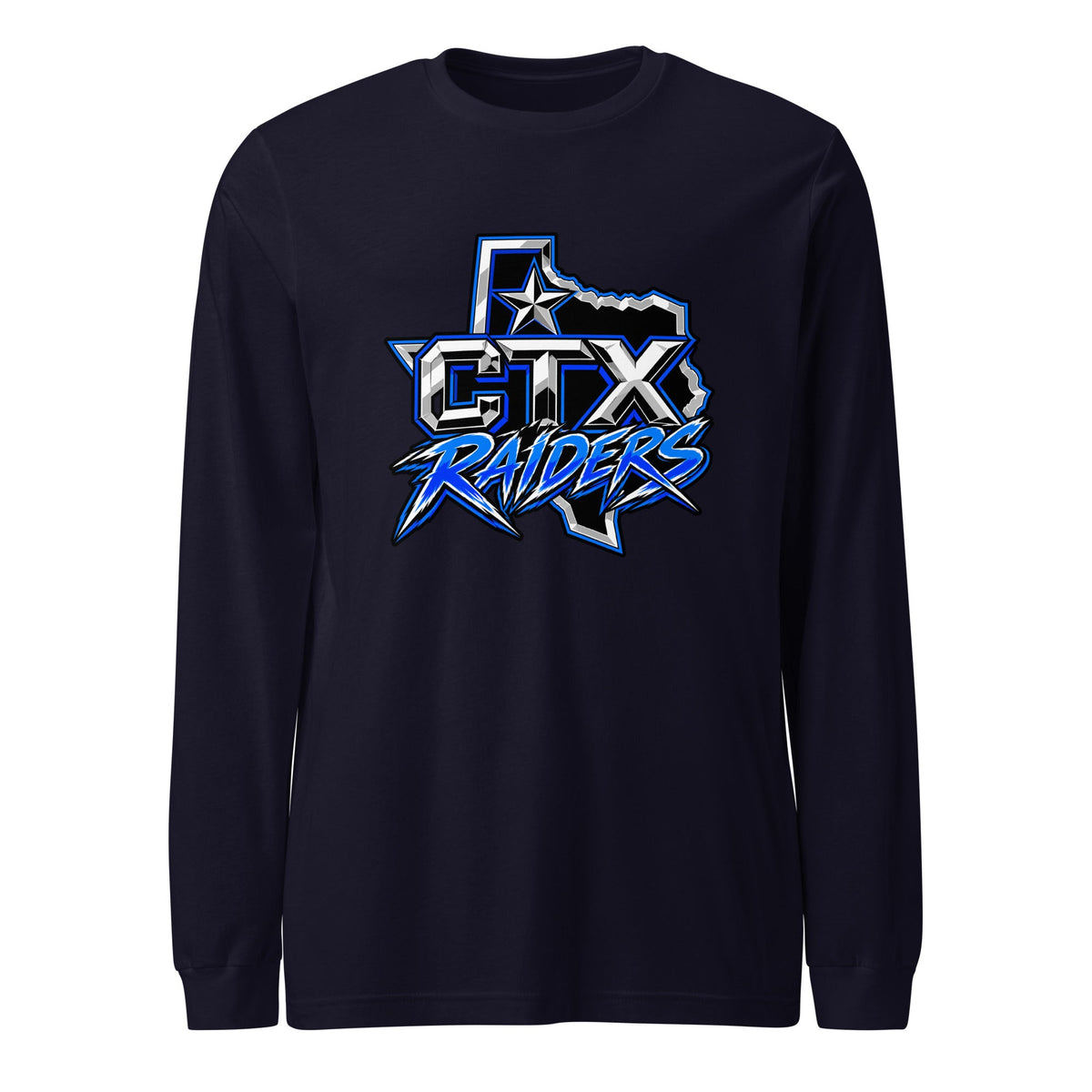 Performance | Long Sleeve Tee | Central Texas Raiders | Crest Logo