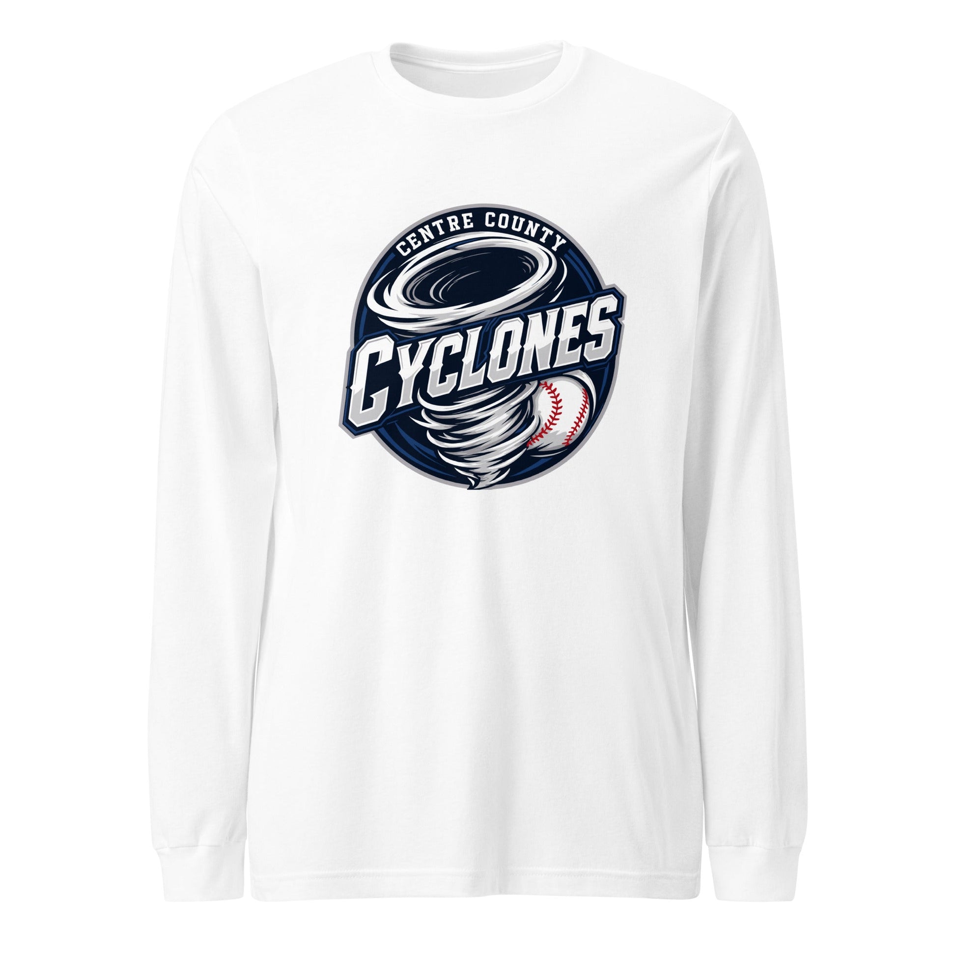 Performance | Long Sleeve Tee | Centre County Cyclones | Badge Logo