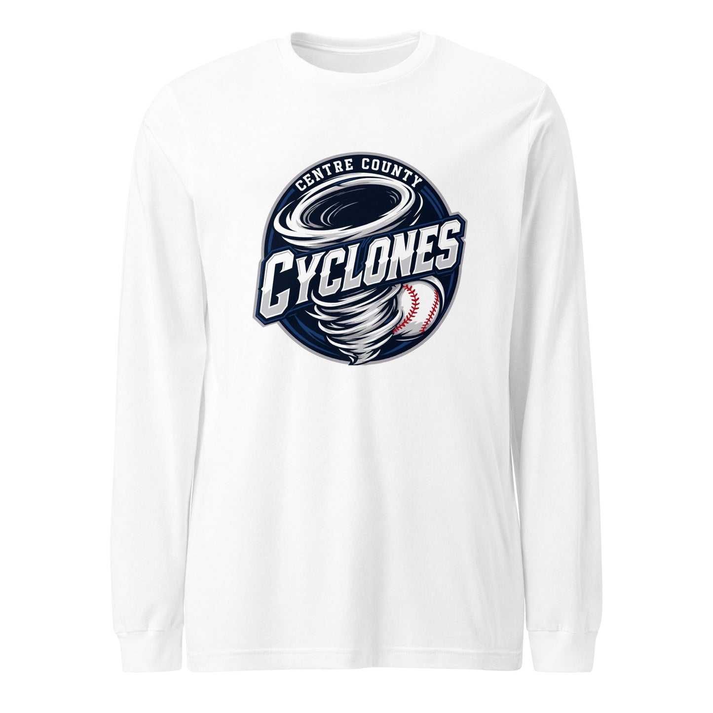 Performance | Long Sleeve Tee | Centre County Cyclones | Badge Logo