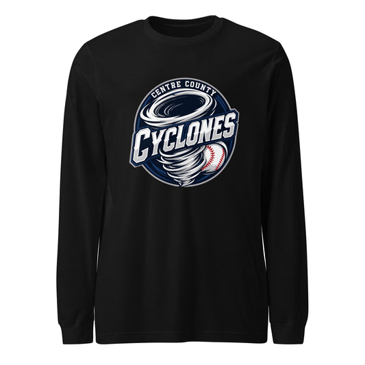 Performance | Long Sleeve Tee | Centre County Cyclones | Badge Logo