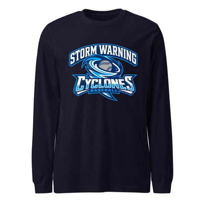 Performance | Long Sleeve Tee | Centre County Cyclones | Vanguard Logo