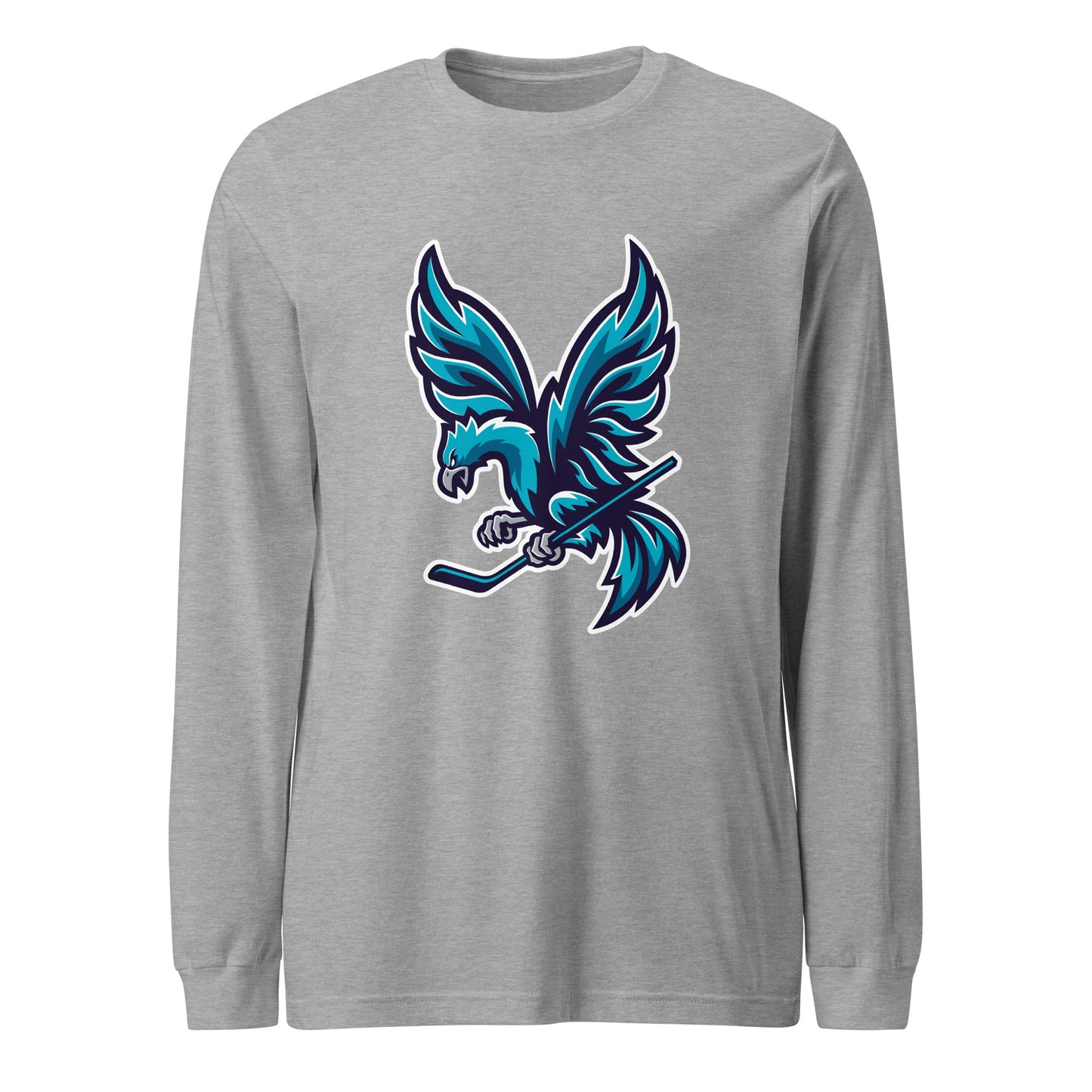 Performance | Long Sleeve Tee | Charlotte Rise | Mascot Logo