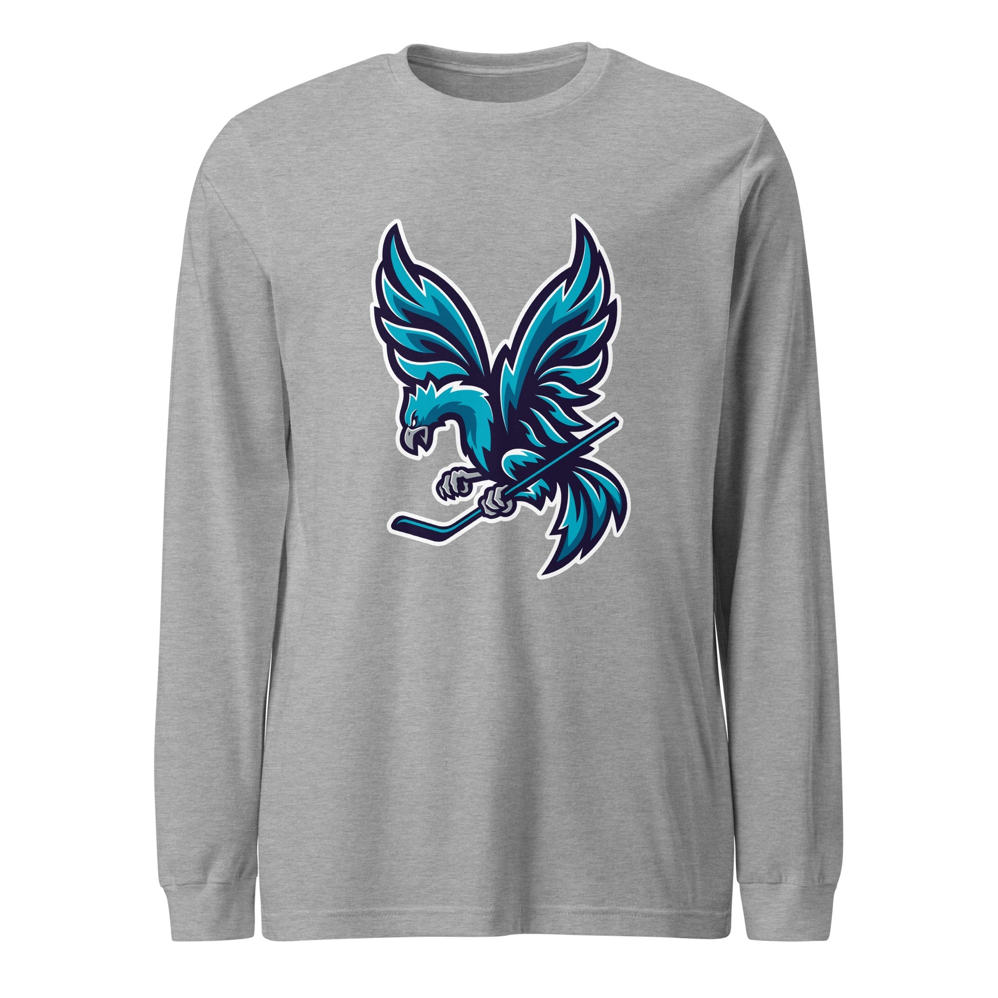 Performance | Long Sleeve Tee | Charlotte Rise | Mascot Logo