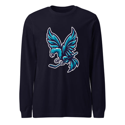 Performance | Long Sleeve Tee | Charlotte Rise | Mascot Logo