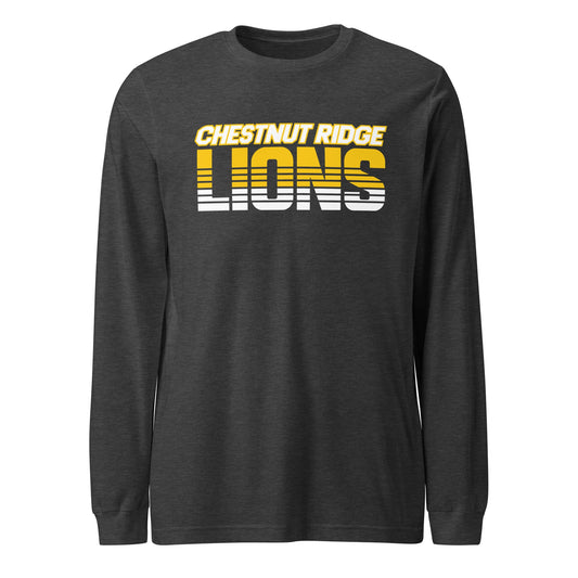 Performance | Long Sleeve Tee | Chestnut Ridge Lions Football | Script Logo