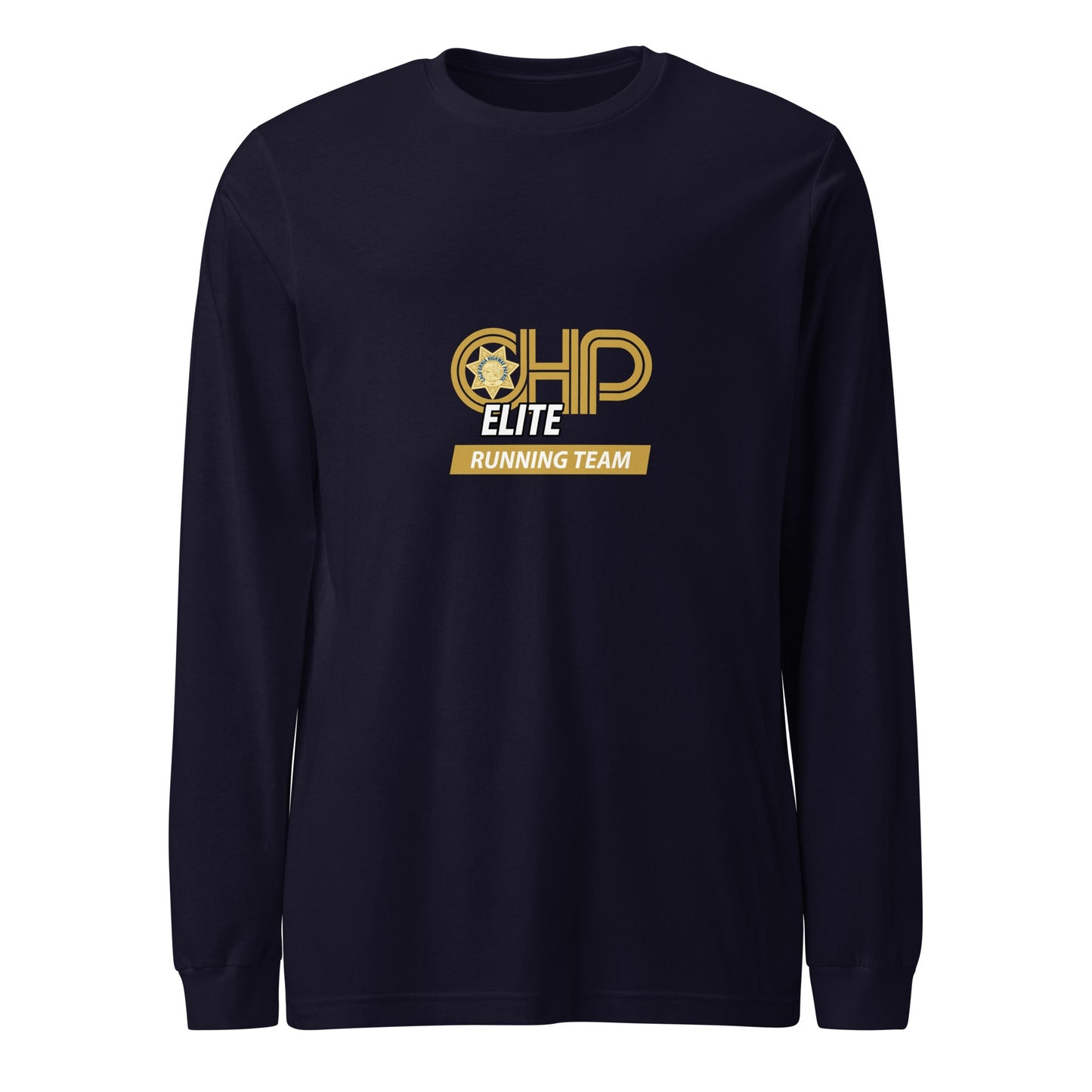Performance | Long Sleeve Tee | CHP Elite Running Team | Runner Crest Logo