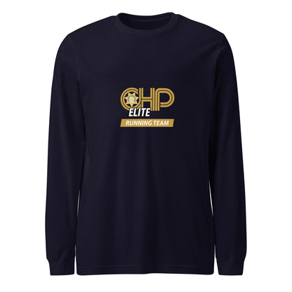Performance | Long Sleeve Tee | CHP Elite Running Team | Runner Crest Logo