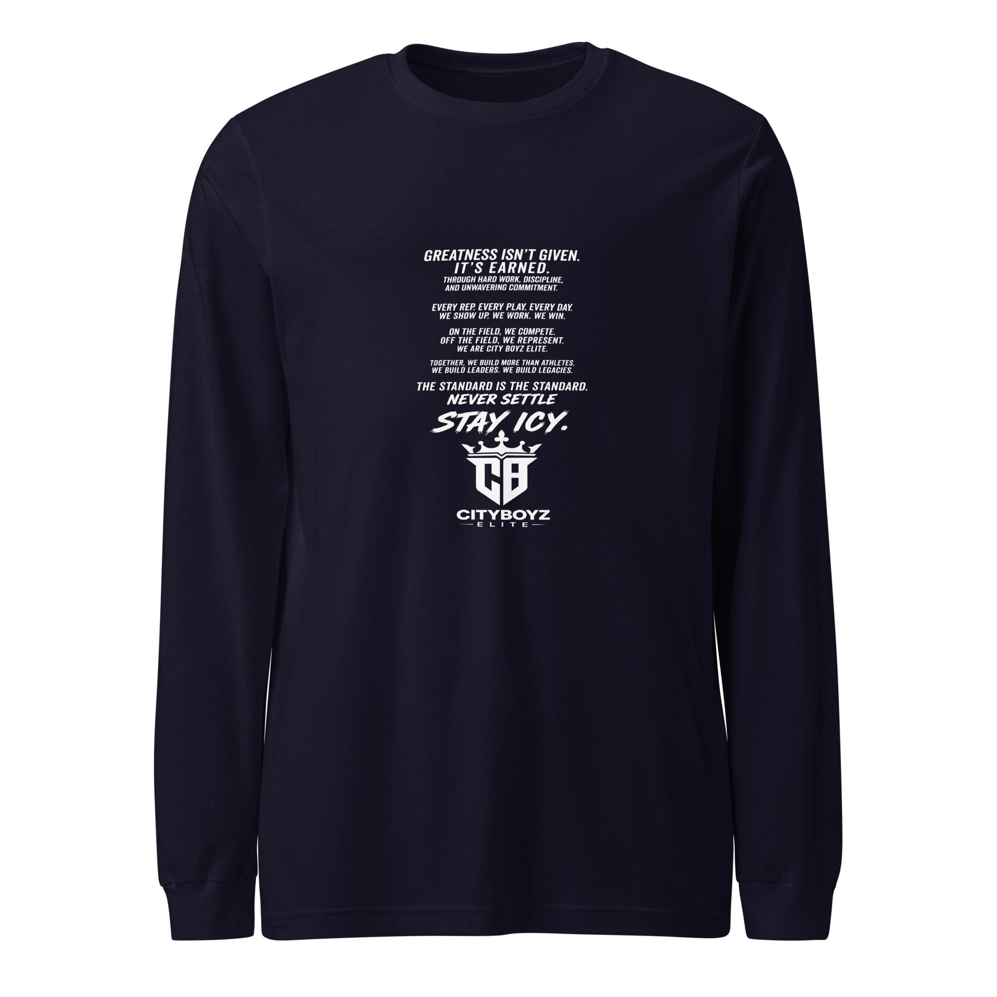 Performance | Long Sleeve Tee | City Boyz Elite | Legacy Builder Mark Logo