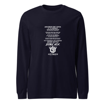 Performance | Long Sleeve Tee | City Boyz Elite | Legacy Builder Mark Logo