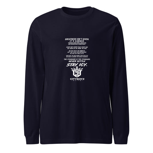 Performance | Long Sleeve Tee | City Boyz Elite | Legacy Builder Mark Logo