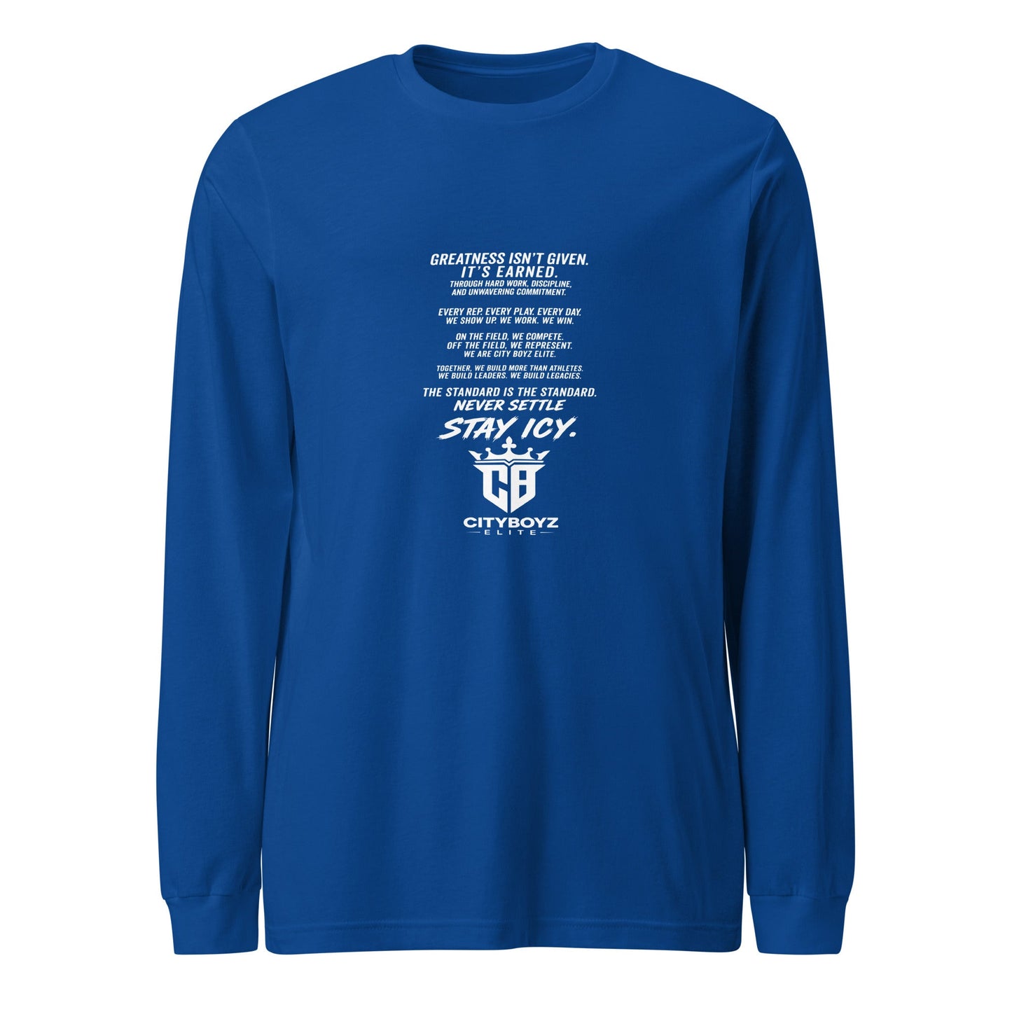Performance | Long Sleeve Tee | City Boyz Elite | Legacy Builder Mark Logo