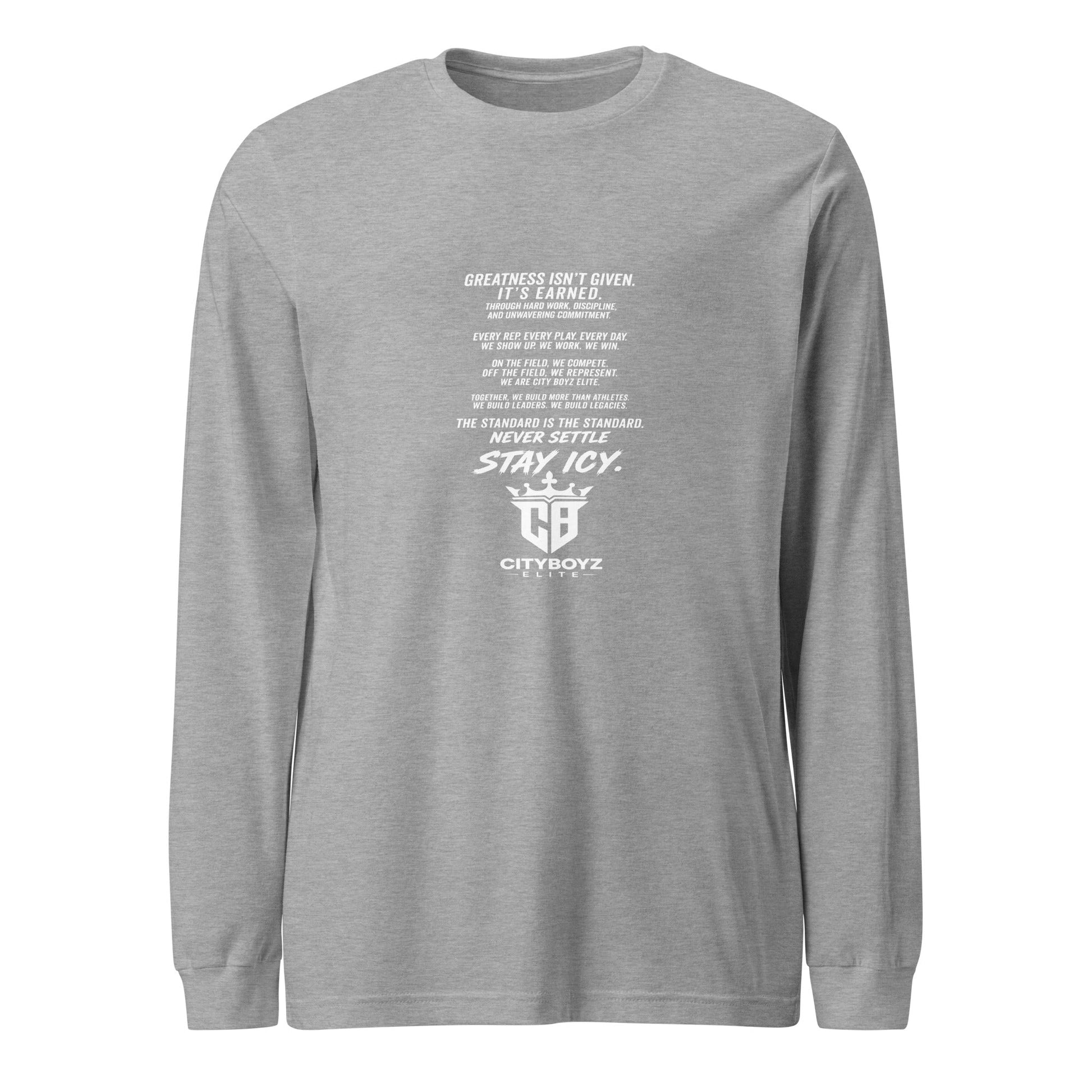 Performance | Long Sleeve Tee | City Boyz Elite | Legacy Builder Mark Logo