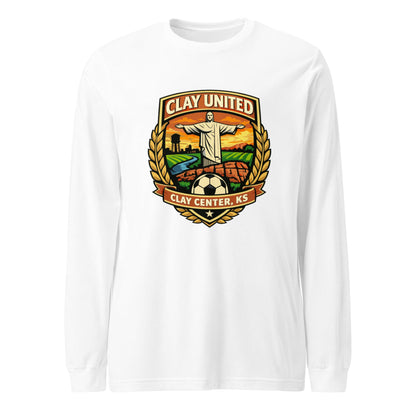 Performance | Long Sleeve Tee | Clay United | Crest Logo