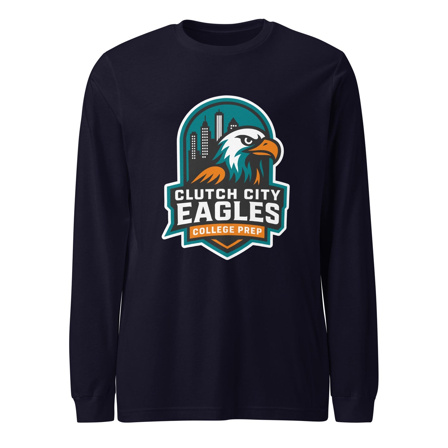 Performance | Long Sleeve Tee | Clutch City College Prep | Shield Logo