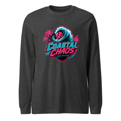 Performance | Long Sleeve Tee | Coastal Chaos Fastpitch | Emblem Logo
