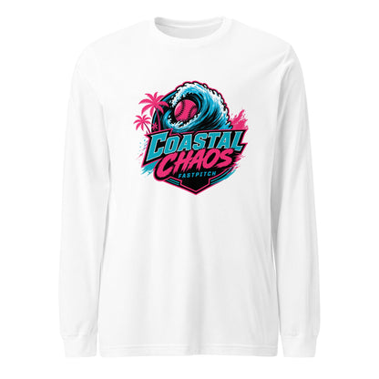 Performance | Long Sleeve Tee | Coastal Chaos Fastpitch | Emblem Logo