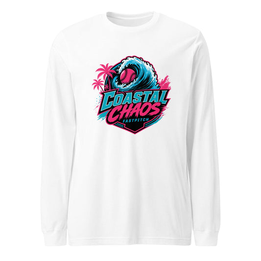 Performance | Long Sleeve Tee | Coastal Chaos Fastpitch | Emblem Logo