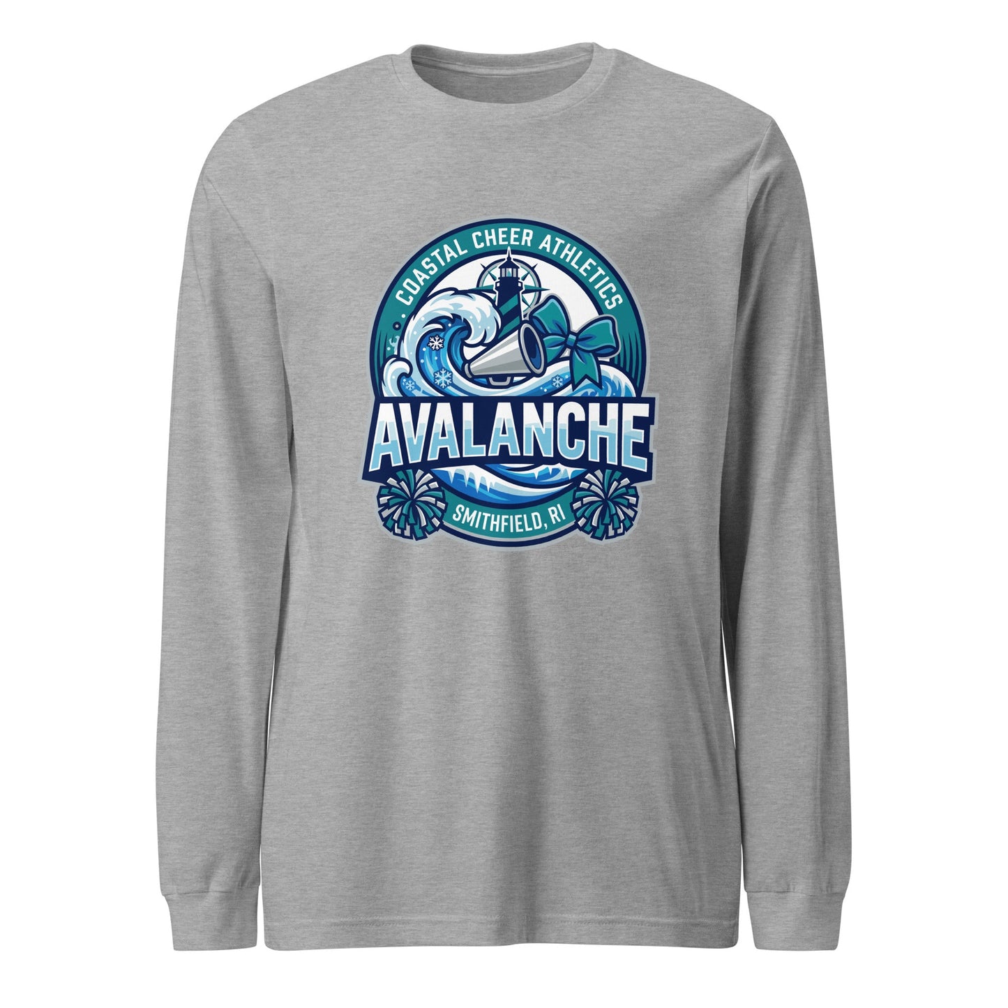 Performance | Long Sleeve Tee | Coastal Cheer Athletics Avalanche