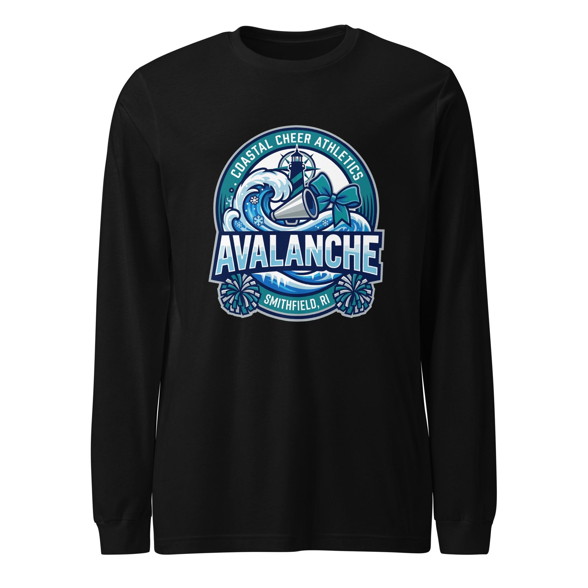 Performance | Long Sleeve Tee | Coastal Cheer Athletics Avalanche