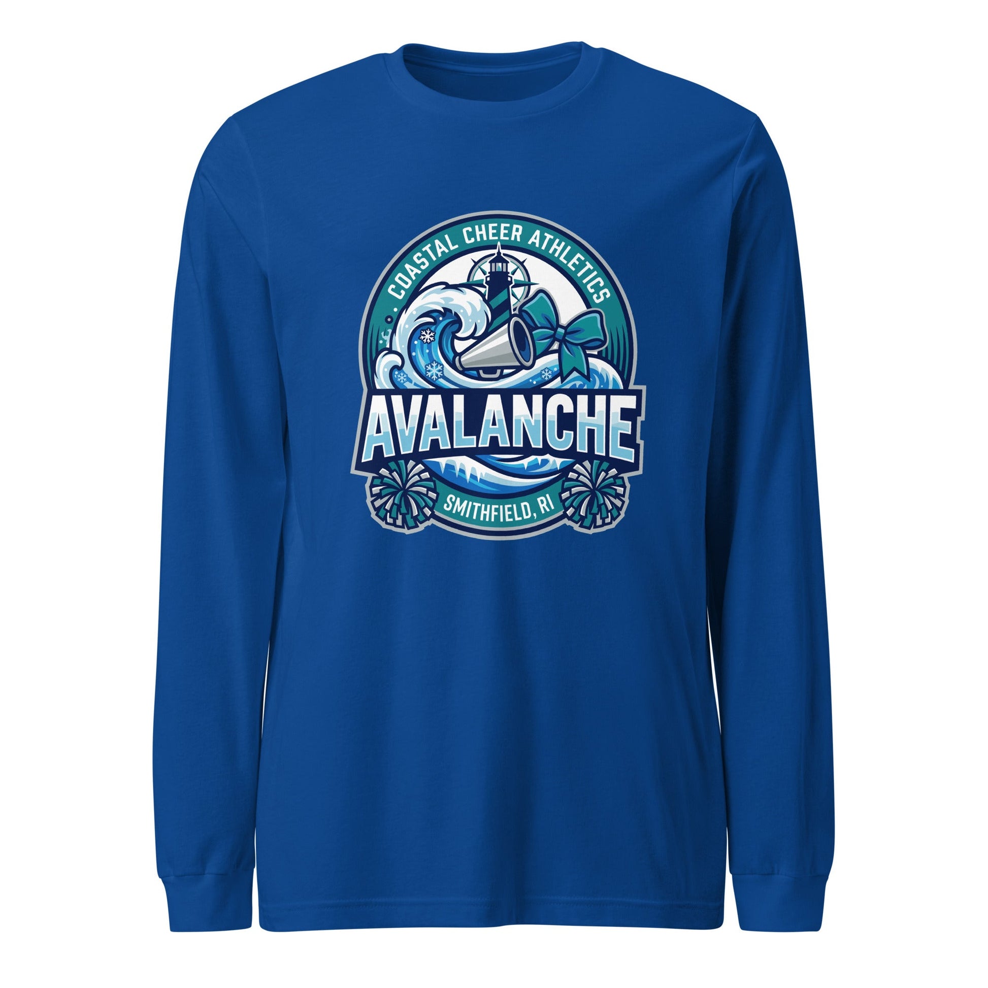 Performance | Long Sleeve Tee | Coastal Cheer Athletics Avalanche