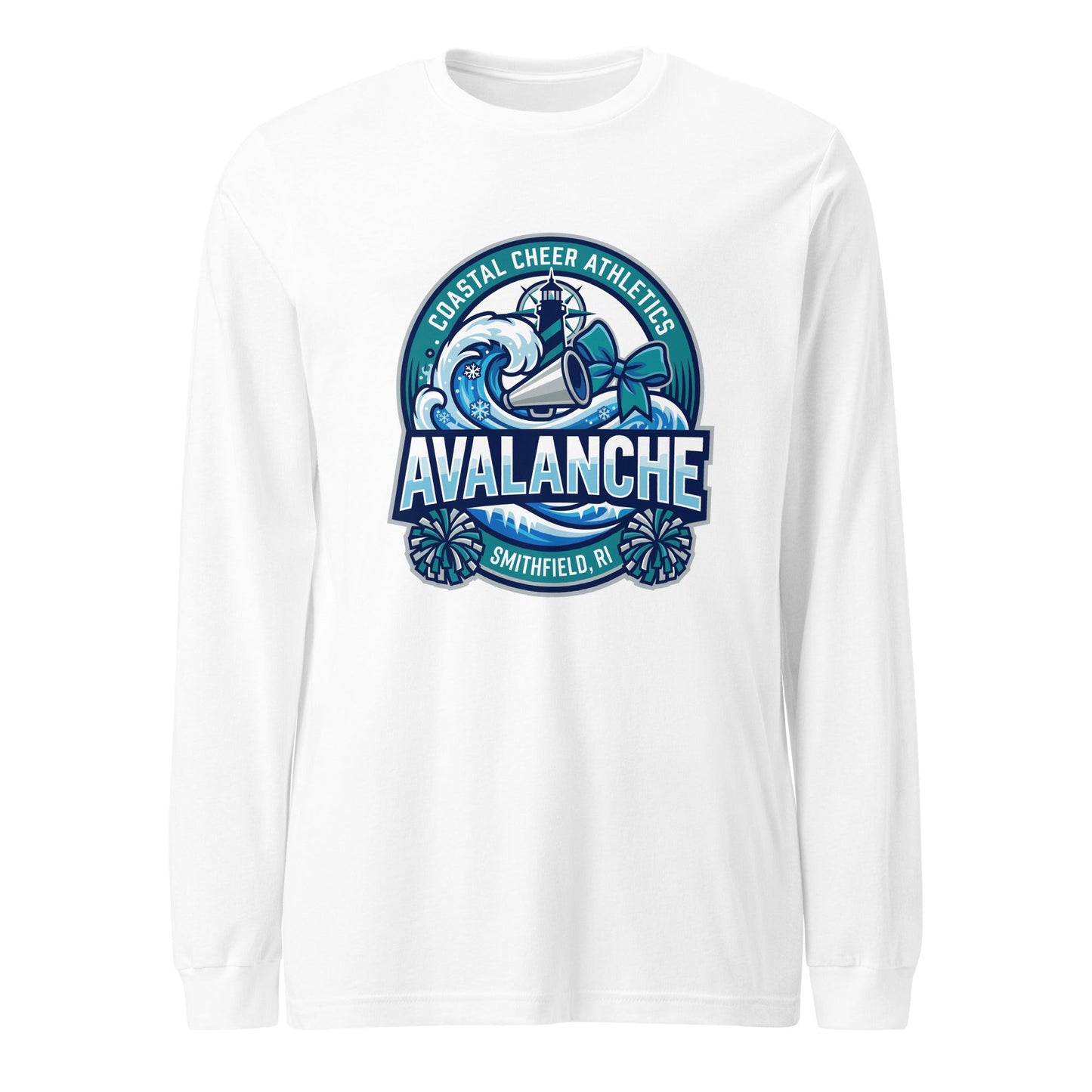 Performance | Long Sleeve Tee | Coastal Cheer Athletics Avalanche