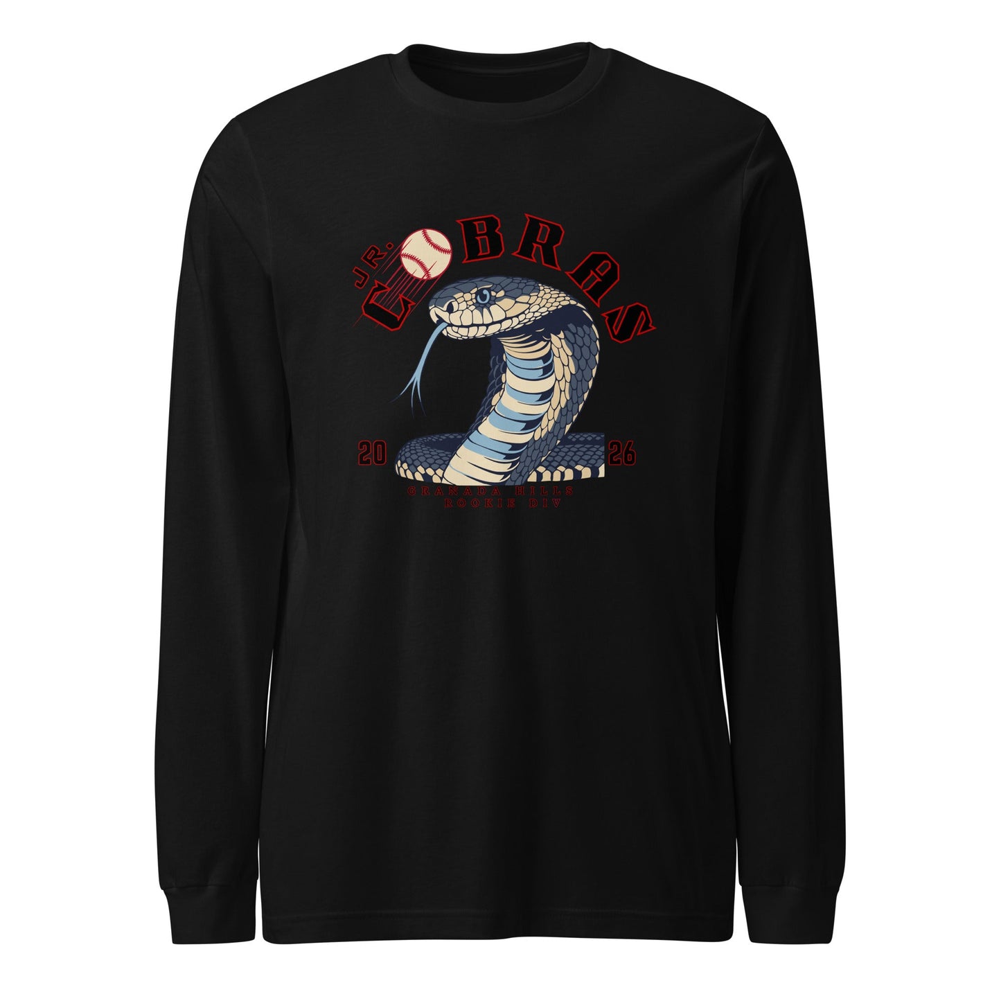 Performance | Long Sleeve Tee | Cobras '26 | Rookie Div Logo