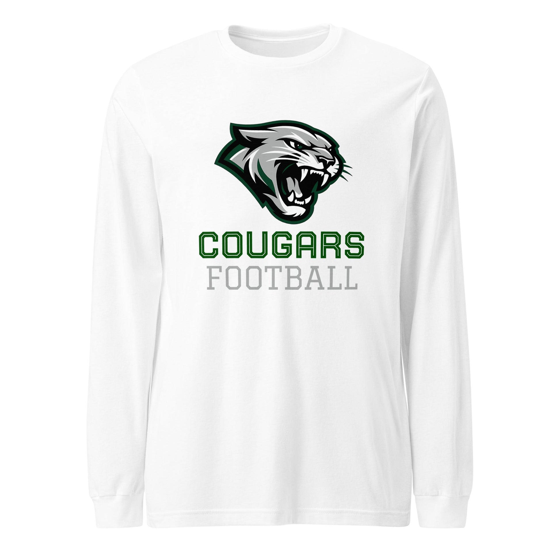 Performance | Long Sleeve Tee | Colts Neck Cougars | Youth Tackle Football (AYF) | Strike Mascot Logo