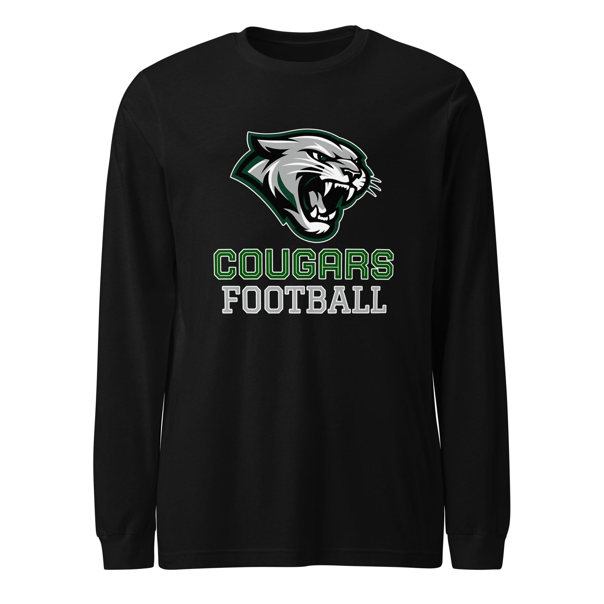 Performance | Long Sleeve Tee | Colts Neck Cougars | Youth Tackle Football (AYF) | Strike Mascot Logo