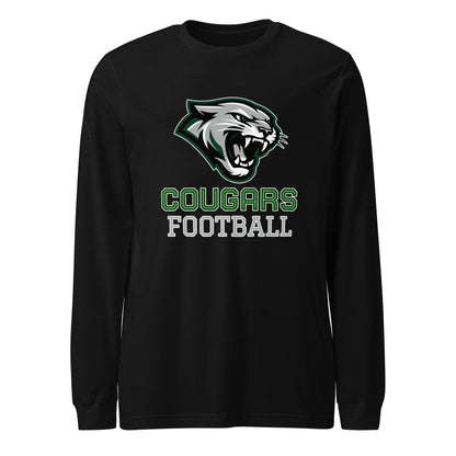 Performance | Long Sleeve Tee | Colts Neck Cougars | Youth Tackle Football (AYF) | Strike Mascot Logo
