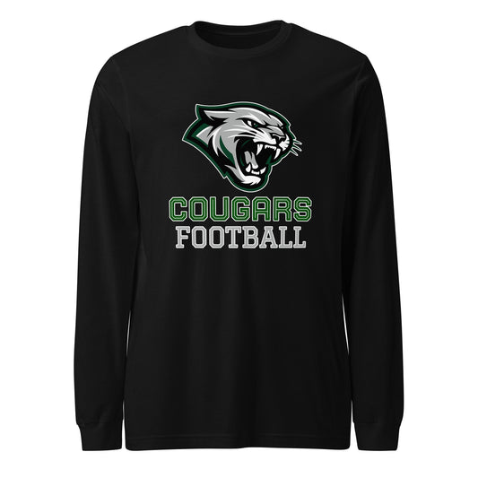 Performance | Long Sleeve Tee | Colts Neck Cougars | Youth Tackle Football (AYF) | Strike Mascot Logo